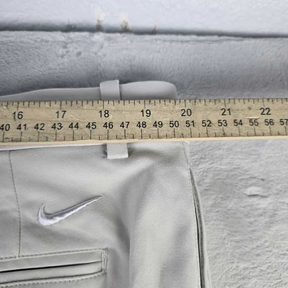 Nike Dri Fit Victory Standard Fit Golf Pants Men Sz 40x30 Light Bone Performance